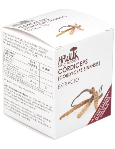 Cordiceps Extracto Puro 60Vcaps. de Hawlik