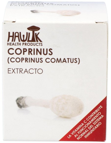 Coprinus (Coprinus Comatus). Extracto Puro. Bio 60 Vcáps de Hawlik