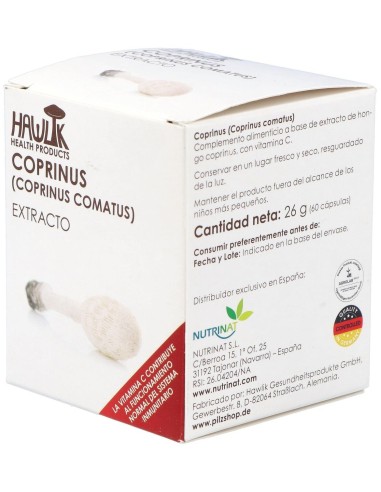 Coprinus Extracto Puro 60Vcaps. de Hawlik