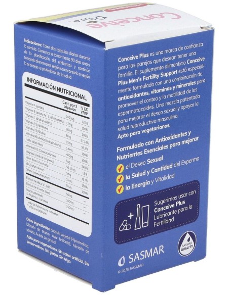Conceive Plus Apoyo Fertilidad Masculina 60Cap de Sasmar