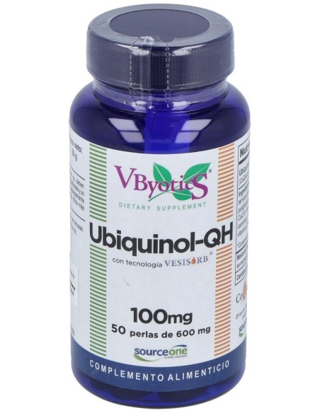 Ubiquinol Qh +Vesisorb 50Perlas de Vbyotics