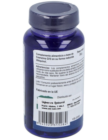 Ubiquinol Qh +Vesisorb 50Perlas de Vbyotics