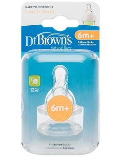 Tetina Options B/Estre Sili Redon N3 +6M 2Un de Dr. Brown´S 2