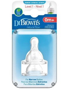Tetina Options B/Estre Sili Redon R-N N1 +0M 2Un de Dr. Brown´S 2