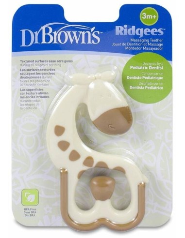 Mordedor Refrig Ridgees Masajeador Jirafa +3M 1Un de Dr. Brown´S