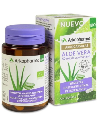 Arkocapsulas Aloe Vera Bio 30 Caps de Arkopharma