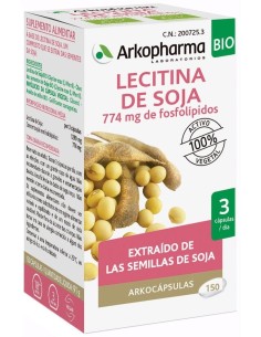 Lecitina De Soja 150Arkocapsulas. Bio Arkopharma 2