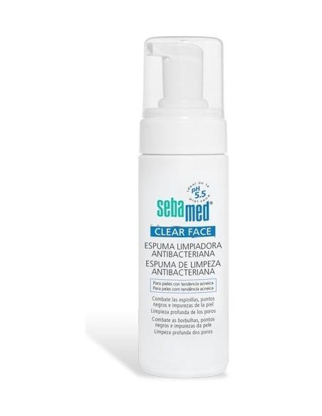 Clear Face Espuma Limpiadora Antibacteriana 150Ml. de Sebamed