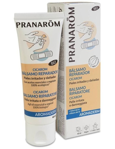 Aromaderm Cicarom Balsamo Reparador 40Ml. Bio de Pranarom P.Acabado