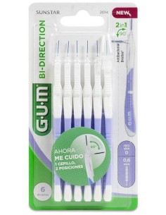 Cepillo Interdental Bi-Direction Xs 0,6Mm 6Um de Gum 2