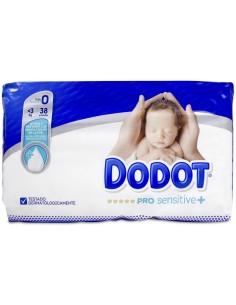 Dodot Pañal Inf Pro Sensitive T0 0-3 Kg 38 U de Dodot 2