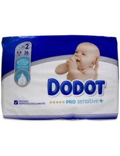 Dodot Pañal Inf Pro Sensitive T2 4-8 Kg 36 U de Dodot 2