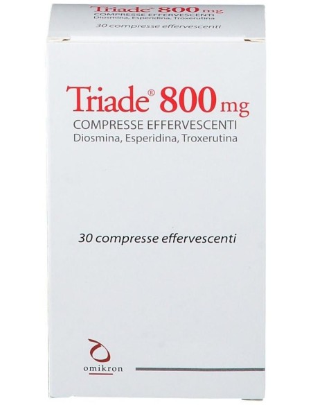 Triade 800Mg 30Comp Efervescentes de Omikron