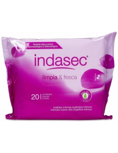 Toallitas Indasec Hig Intima 20 Un Alo Vera de Indasec 2