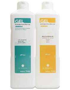 Inibsa Pack Gel Dermatologico 1L.+Multicereales 1L de Inibsa 2