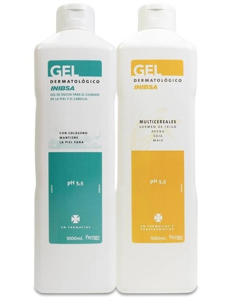 Inibsa Pack Gel Dermatologico 1L.+Multicereales 1L de Inibsa