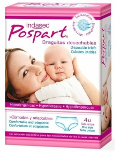 Braga Indasec Desechable Post Parto T/U 4Un de Indasec 2