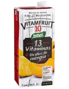 Zumo Vitamfruit  N-10 Vitaminado 1Lt de Santiveri 2