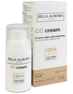 Crema Color Solar Spf 50+ Piel Sensible 30Ml. de Bella Aurora 2