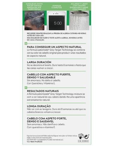 Just For Men 5 Minut Castaño Medio Natural H30 de Just For Men