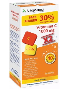 Arkovital Vitamina C 1000 Mg Pack 40 Comp Eferv de Arkopharma 2