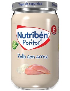Nutriben Potito Pollo Arroz 235Gr.+6M de Nutriben 2