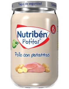 Nutriben Potito Pollo Patatitas 235Gr.+6M de Nutriben 2
