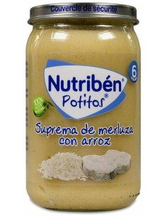 Nutriben Potito Suprema Merluza Arroz 235Gr.+6M de Nutriben 2