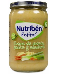 Nutriben Potito Crema Patata-Puerro-Zanahoria 235G de Nutriben 2