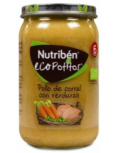 Nutriben Eco Potito Pollo Corral Verduras 235G +6M de Nutriben 2