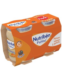 Nutriben Potito Platano Naranja Galleta 2X190Gr de Nutriben 2