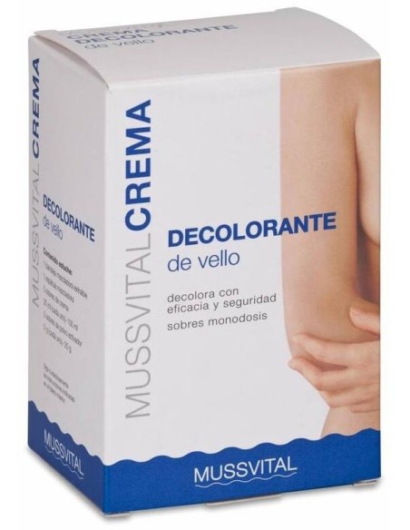 Mussvital Crema Decolorante 100Gr Sobres Monodosis de Mussvital