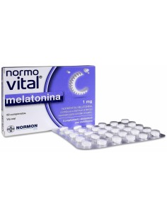 Normovital Melatonina 1Mg 60 Comp Normon 2