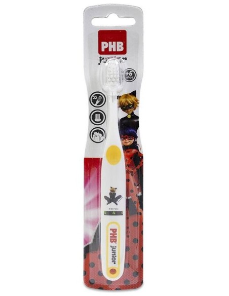 Phb Cepillo Dental Plus Junior Ladybug 6 Anos de Phb
