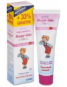 Fluor Kin Pasta Dental Infan Fresa 2-6Años 75+25Ml de Kin 2