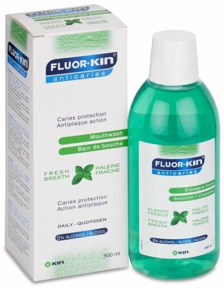 Fluor Kin Enguaje Diario Menta 500Ml 226 Ppm de Kin