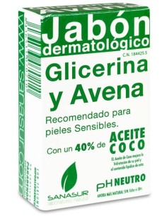 Jabon Glicerina Avena 100Gr. de Sanasur 2