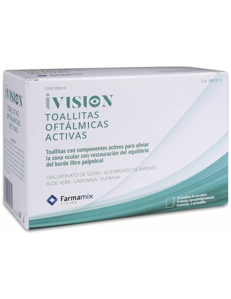Ivision Toallitas Activas 20 Un de Ivision