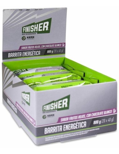 Finisher Barr Energ Frutos Rojos Con Choco Bl 20Ud de Finisher