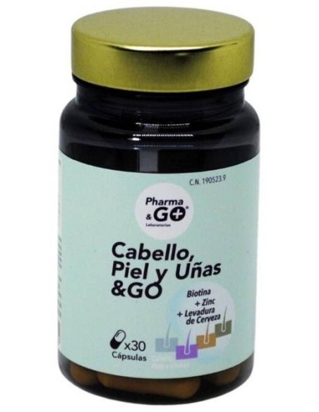 Cabello Piel Y Uñas 30Cap. de Pharma & Go