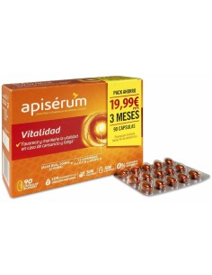 Apiserum Vit. Caps.- Pack 3M de Apiserum 2