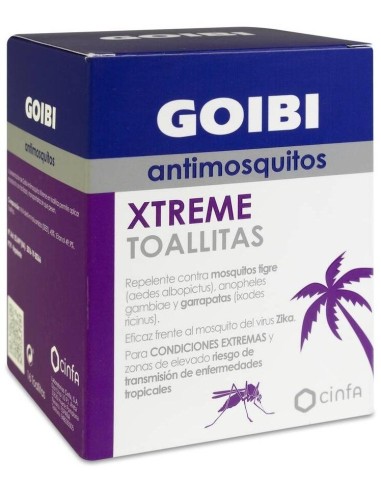 Goibi Xtreme Antimos Tropical 16 Toallitas de Goibi