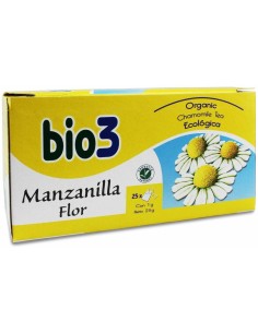 Bie3 Manzanilla Flor Infusion 25 Sobres Bio Bie 3 2