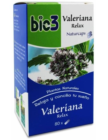 Bie3 Valeriana Relax Naturcaps 80Cap. de Bie 3