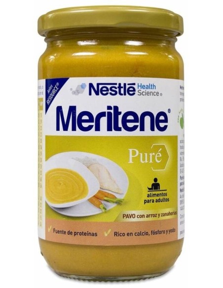 Meritene Pure Pavo-Arroz-Zanahorias 300Gr de Meritene