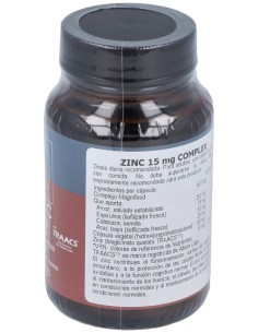 Zinc 15 Mg Complex 50 Vcáps de Terranova 2