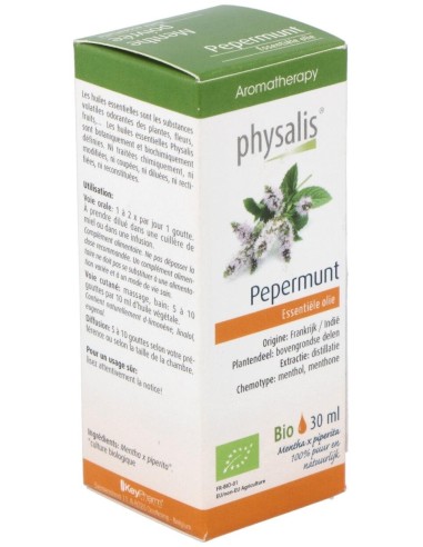 Esencia Menta Piperita 30Ml. Bio de Physalis