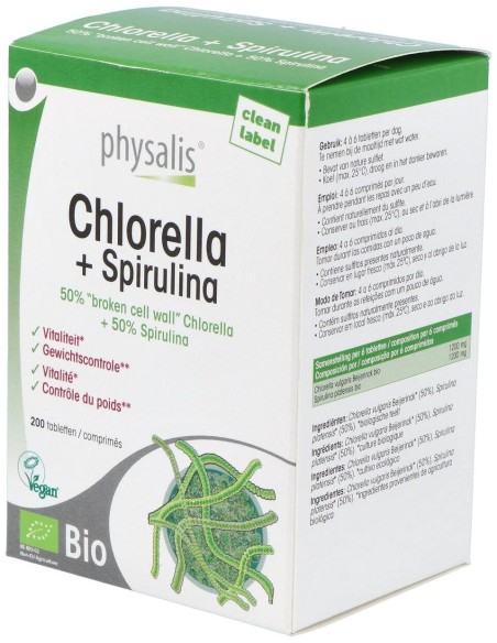 Chlorella + Spirulina de Physalis