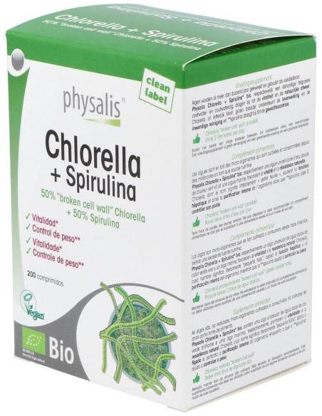 Chlorella + Spirulina de Physalis