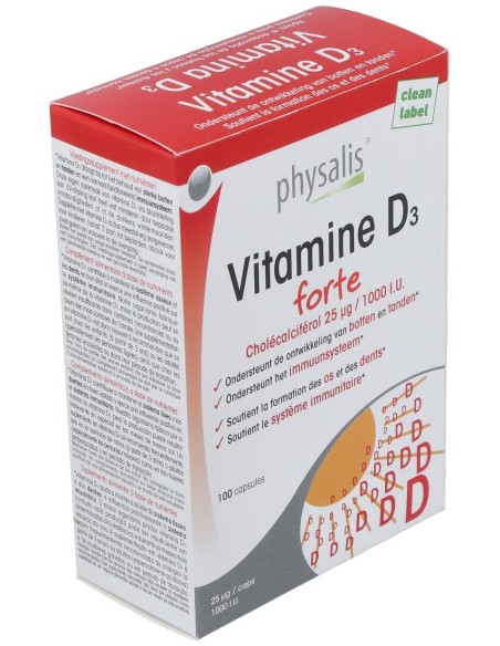 Vitamine D3 Forte de Physalis